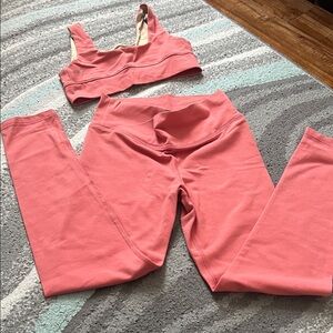 Old Navy orange and Tan Activewear Set